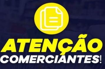 ATENÇÃO COMERCIANTES
