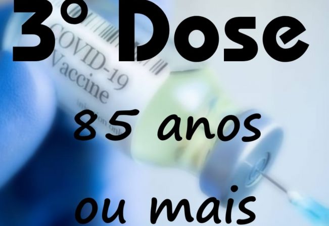 A Vigilância Epidemiológica da Prefeitura Municipal de Vargem iniciou o CADASTRAMENTO para vacinação da dose adicional (3ª dose) contra o COVID dos Pacientes acima dos 85 anos que receberam a segunda dose da vacina no mês Março..