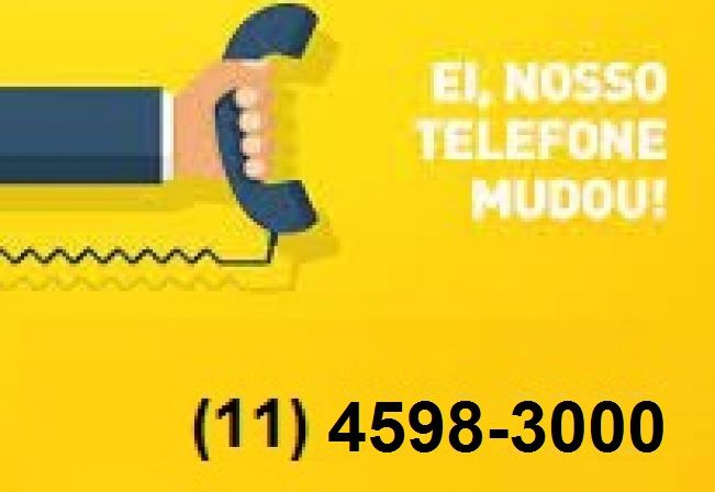 O Telefone Mudou!!! (11) 4598-3000